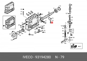 Болт 93194280 IVECO