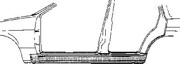 Накладка порога 5319103 VAN WEZEL