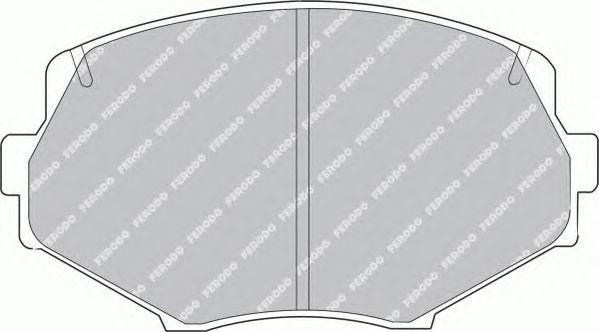 Комплект тормозных колодок, диско FSL1011 FERODO
