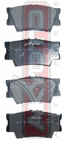 Колодки тормозные дисковые AKD-42060 AKYOTO