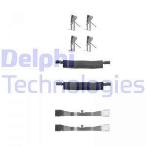 Комплектующие, колодки дискового тормоза LX0279 DELPHI