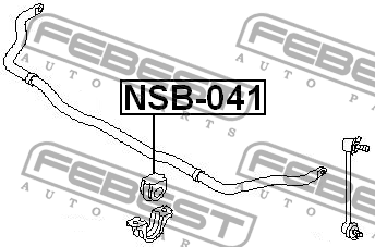Втулка стабилизатора NSB-041 FEBEST