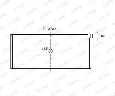 Подшипник 71-3732 GLYCO