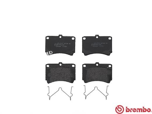 Комплект тормозных колодок, диско P49016 BREMBO