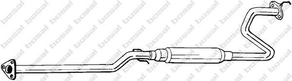 Средний глушитель выхлопных газов 286789 BOSAL
