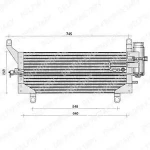 Конденсатор, кондиционер TSP0225189 DELPHI