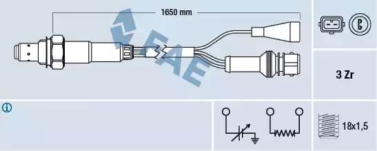 Лямбда-зонд 77109 FAE
