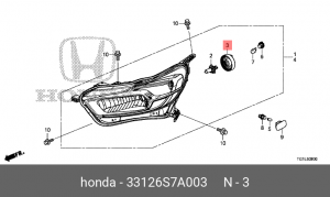 Деталь 33126S7A003 HONDA