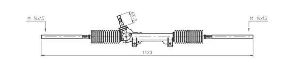 Рулевой механизм DSR550L DELCO REMY