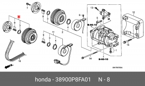 Деталь 38900P8FA01 HONDA