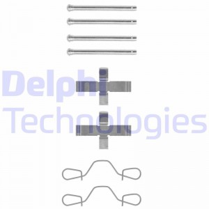 Комплектующие, колодки дискового тормоза LX0012 DELPHI