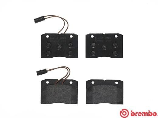 Комплект тормозных колодок, диско PA6009 BREMBO