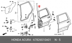 Деталь 67826S10A01 HONDA