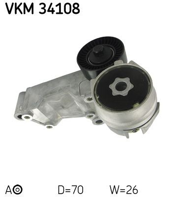 Натяжной ролик, поликлиновой  ремень VKM34108 SKF