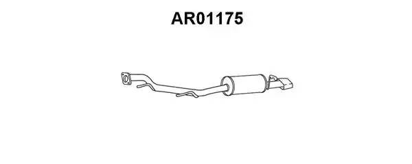 Глушитель выхлопных газов конечный AR01175 VENEPORTE