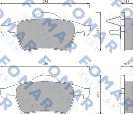 Колодки тормозные дисковые 51669081 ROULUNDS BRAKING