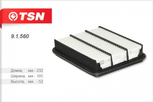Фильтр воздушный 9.1.560 TSN