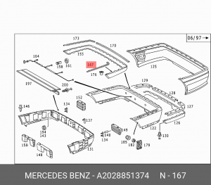 Деталь A 202 885 13 74 MERCEDES BENZ