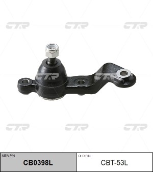 Опора шаровая подвески CBT-53L CTR
