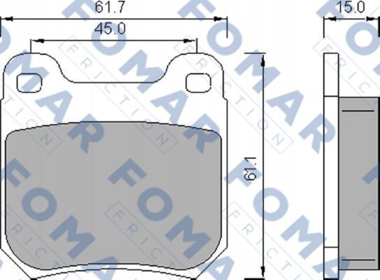 Колодки тормозные дисковые 51468781 ROULUNDS BRAKING