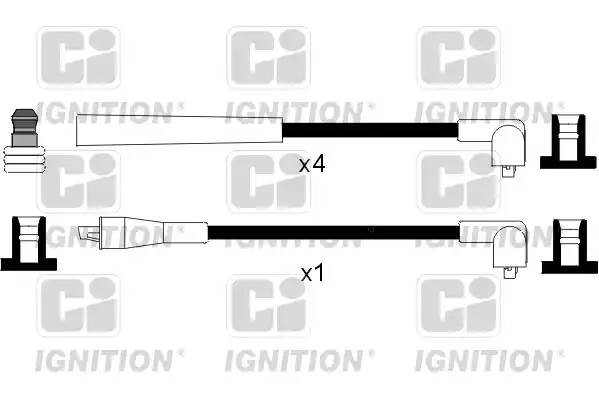 Ккомплект проводов зажигания XC397 QUINTON HAZELL