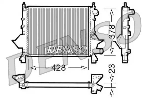 Радиатор, охлаждение двигател DRM23081 DENSO
