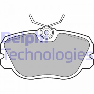 Комплект тормозных колодок, диско LP731 DELPHI