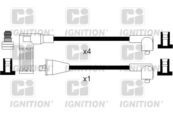 Ккомплект проводов зажигания XC908 QUINTON HAZELL