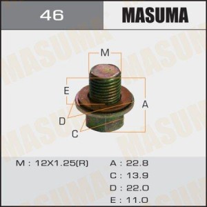 Пробка слива масла 46 MASUMA