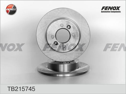 Диск тормозной TB215745 FENOX
