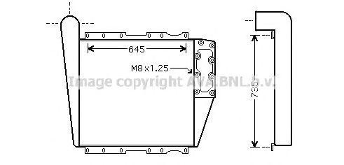 Интеркулер MN4033 AVA