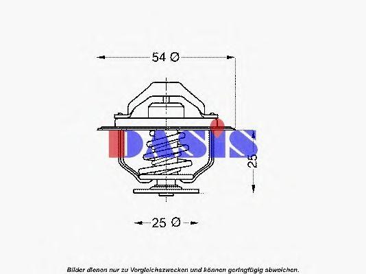 Термостат, охлаждающая жидкость 751900N AKS DASIS