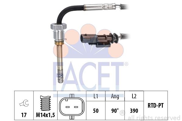 Ккомплект проводов зажигания 48537 FACET