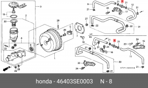 Деталь 46403SE0003 HONDA