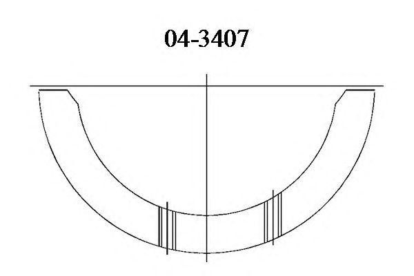 Подшипник 04-3407 GLYCO