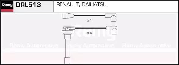 Ккомплект проводов зажигания DRL513 DELCO REMY