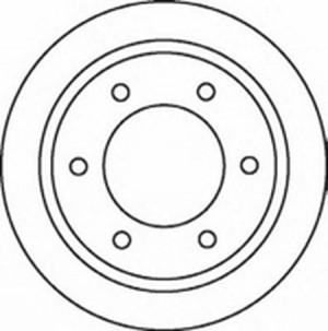Тормозной диск 562074B BENDIX JURID