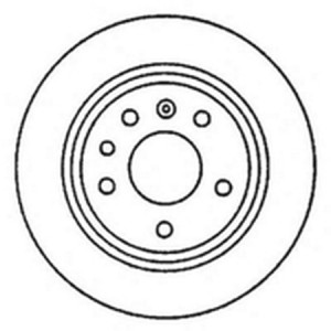 Тормозной диск 561870B BENDIX JURID
