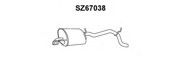 Глушитель выхлопных газов конечный SZ67038 VENEPORTE