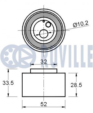 Стойка стабилизатора 916558 RUVILLE