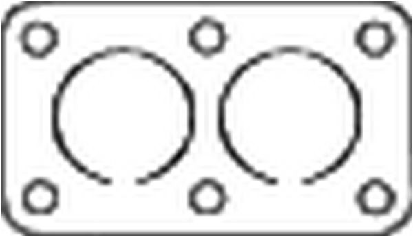 Уплотнительное кольцо, выпускной тр 256-875 BOSAL