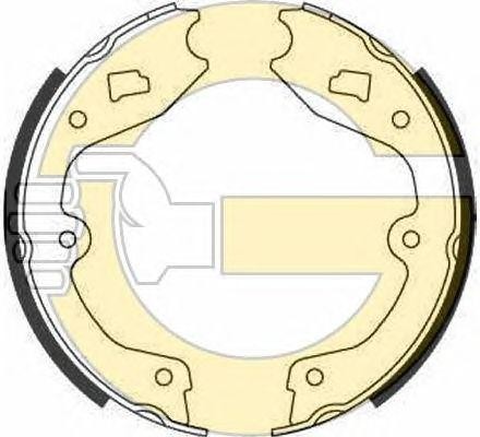 Комплект тормозных колодок, стояночная тормозная система 5162351 GIRLING