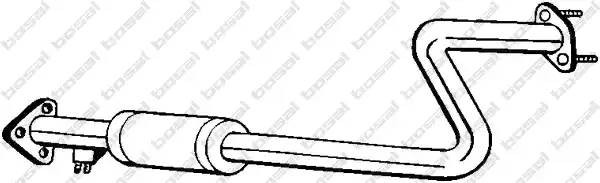 Средний глушитель выхлопных газов 163435 BOSAL