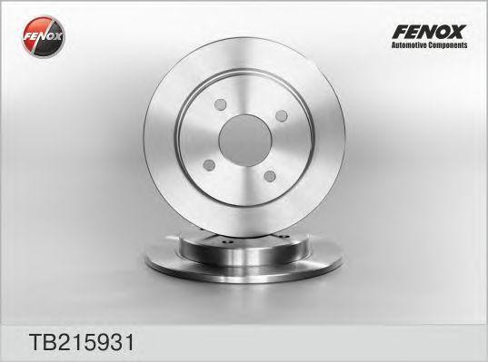 Диск тормозной TB215931 FENOX