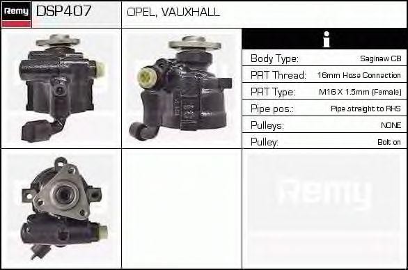Гидравлический насос, рулевое управление DSP407 DELCO REMY