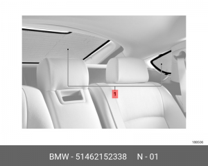 Шторка солнцезащитная (ремкомплект) 51 46 2 152 338 BMW