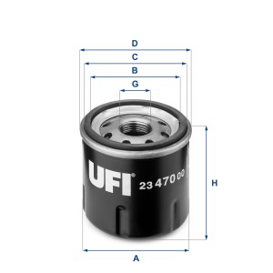 Масляный фильтр 23.470.00 UFI