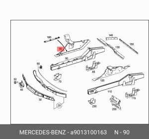 Деталь A 901 310 01 63 MERCEDES BENZ