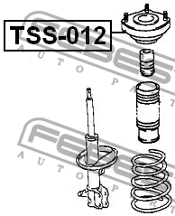Опора амортизатора подвески TSS-012 FEBEST