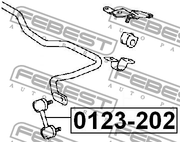 Стойка стабилизатора 0123-202 FEBEST